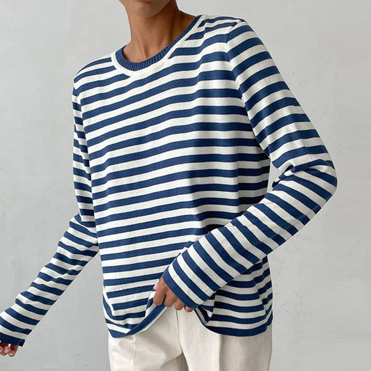 Maria - Striped Long Sleeve Top